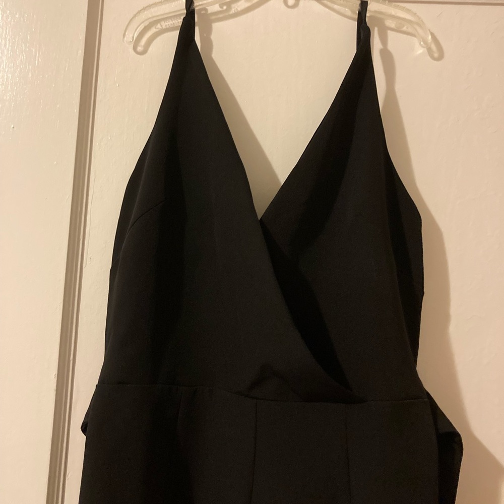 ASOS Black low cut jumpsuit - Picture 7 of 9